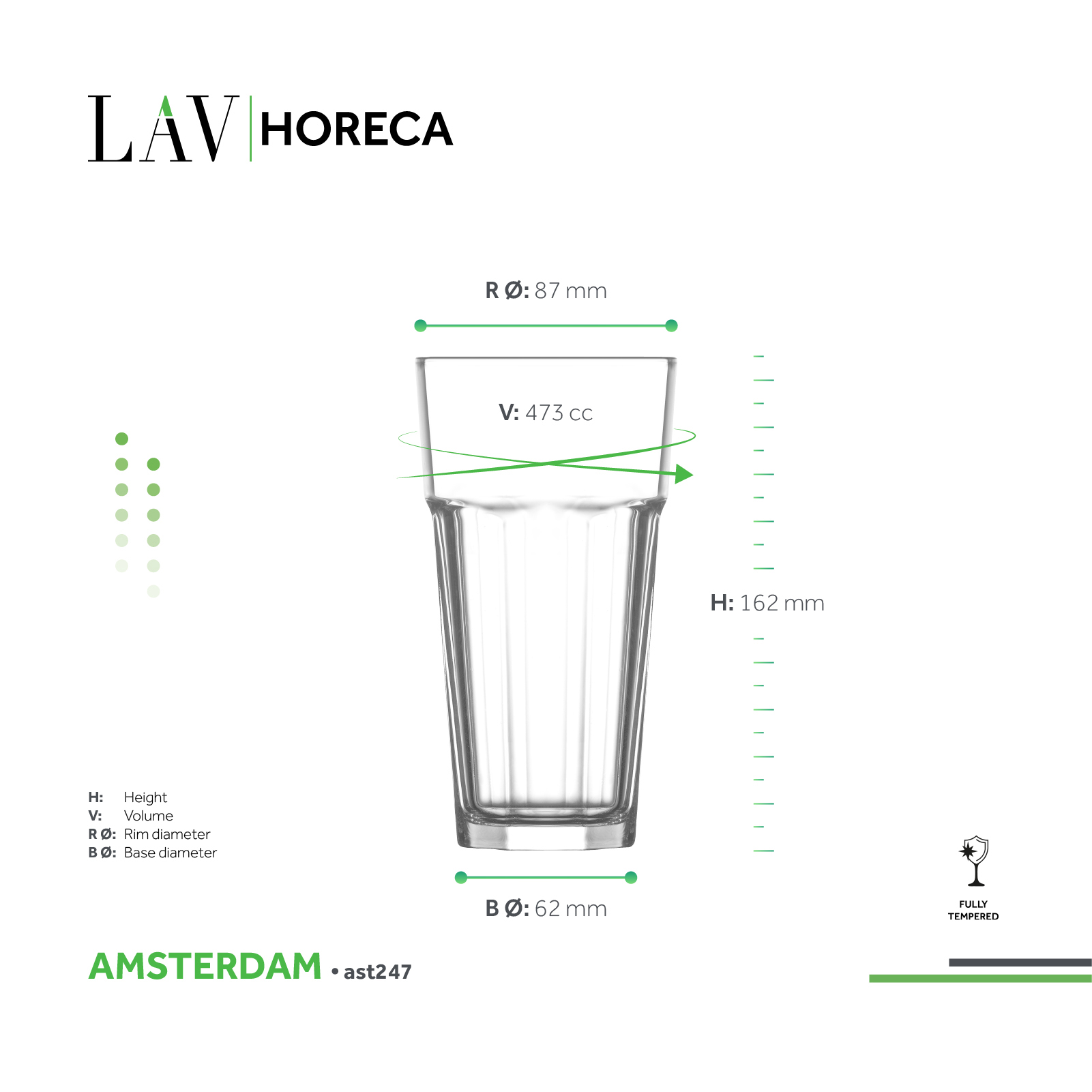 Amsterdam Vaso Largo