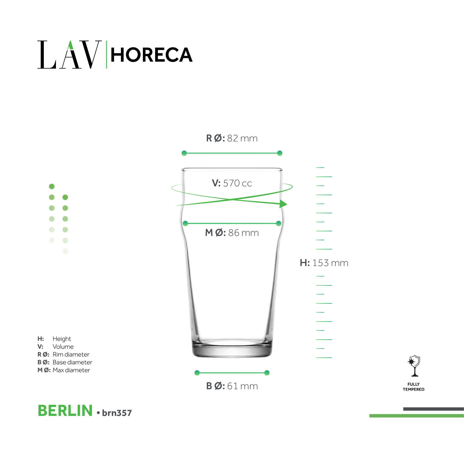 Berlin Beer Glass