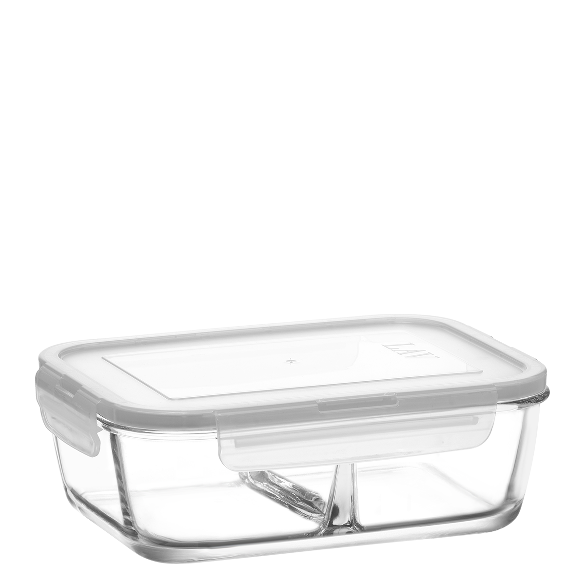 Kyoto Recipiente de Comida de 2 Compartimentos con Tapa con Cerradura
