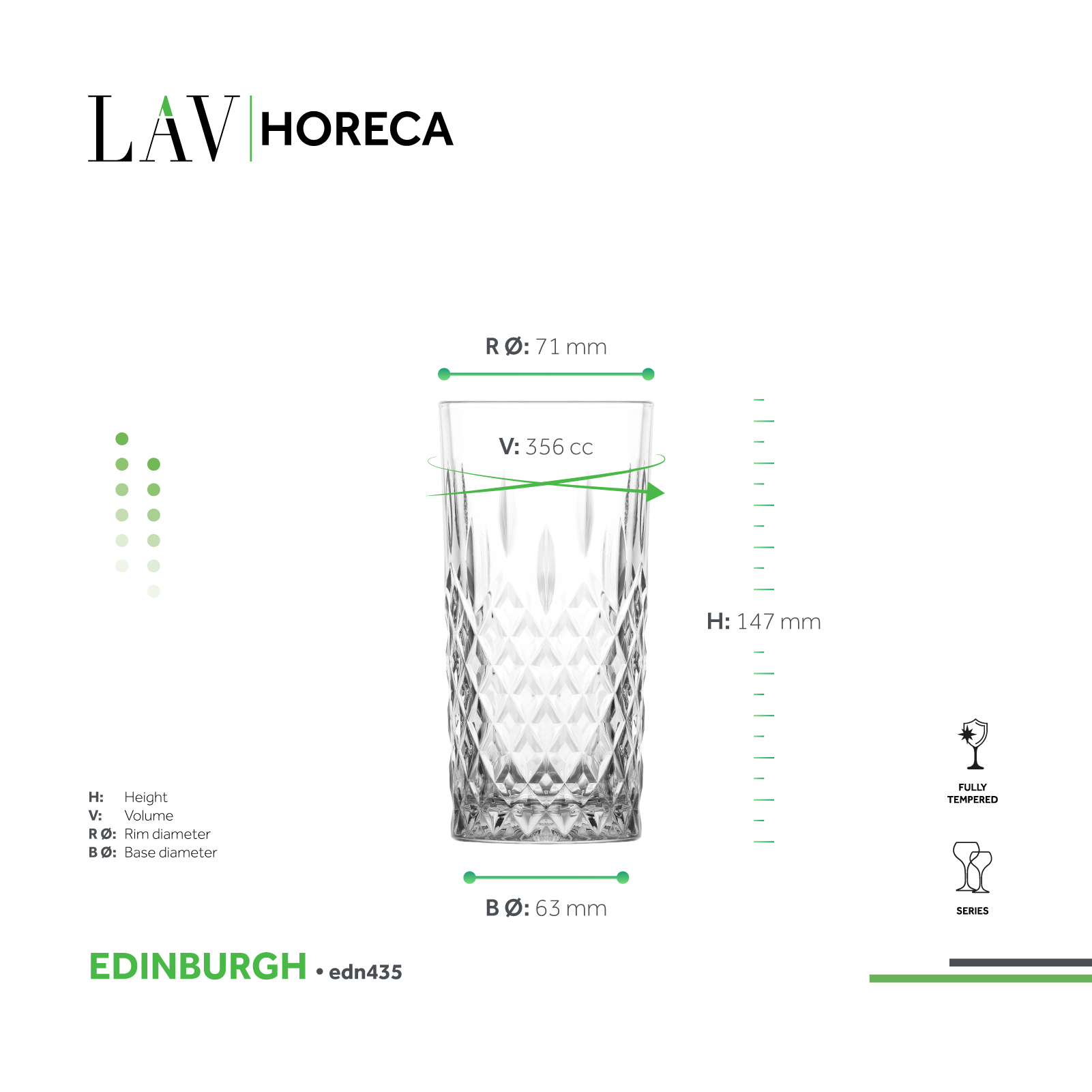 Edinburgh Long Drink Glass