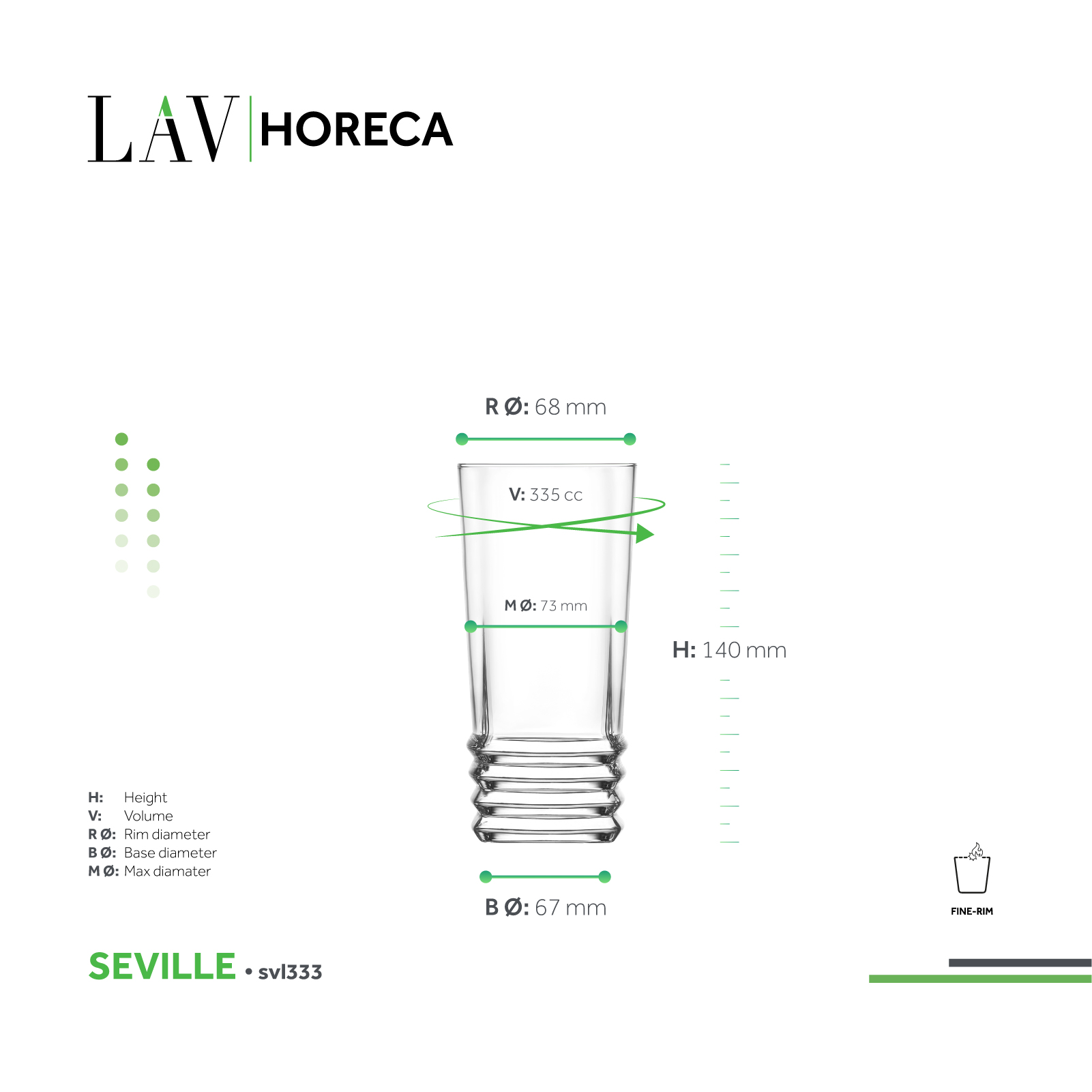 Seville Long Drink Glass