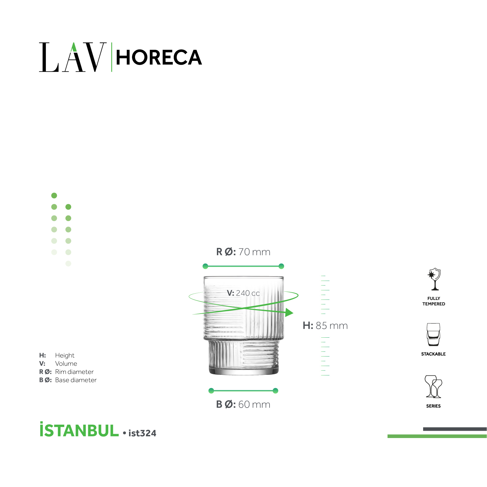 İstanbul Soft Drink Glass