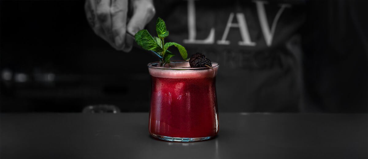 Berry Mint Delight Cocktail