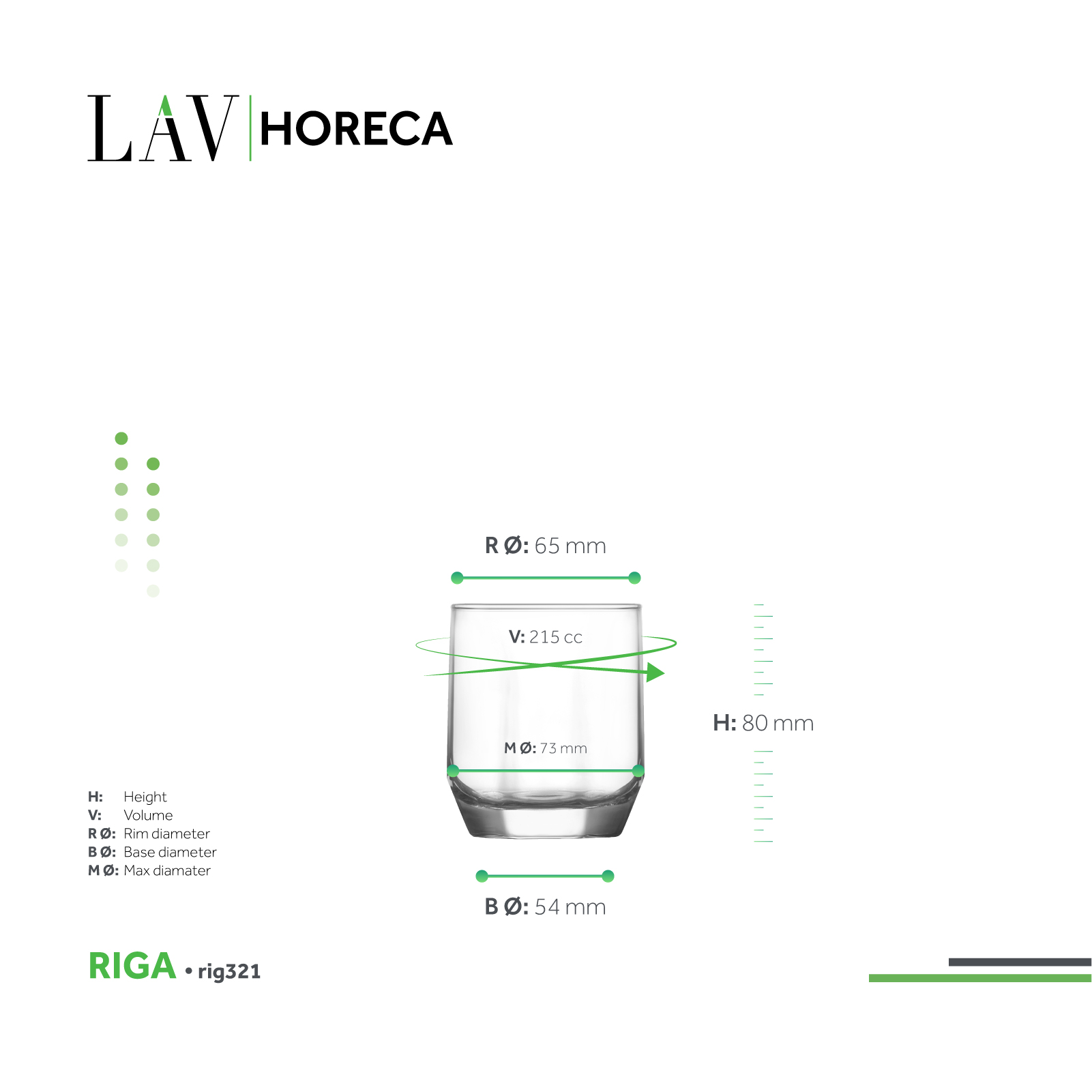 Riga Water Glass