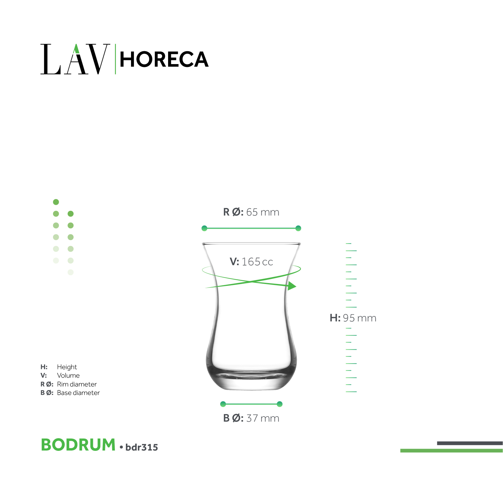 Bodrum Tea Glass