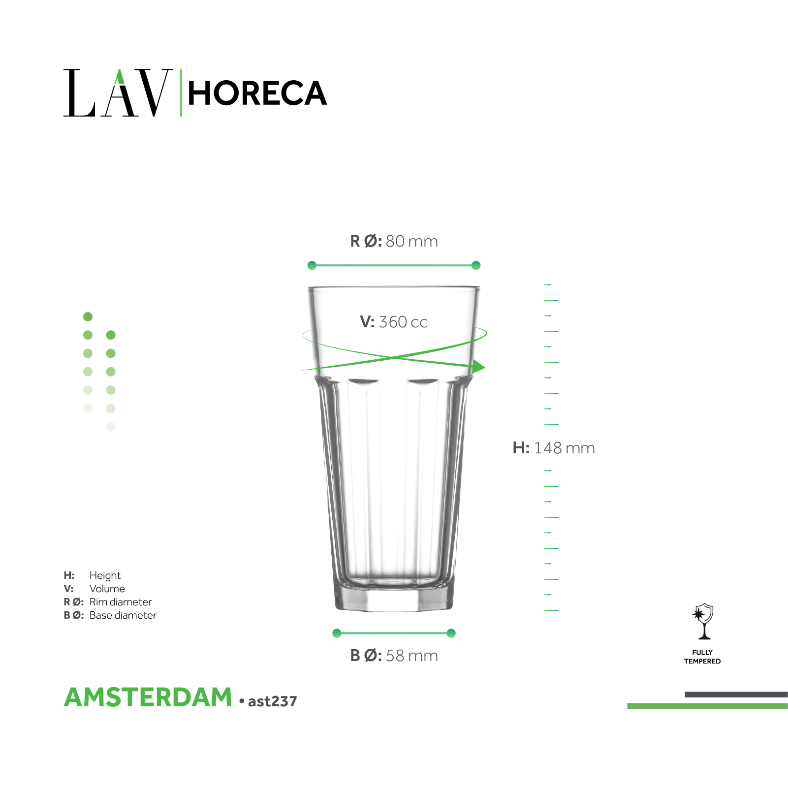 Amsterdam Long Drink Glass