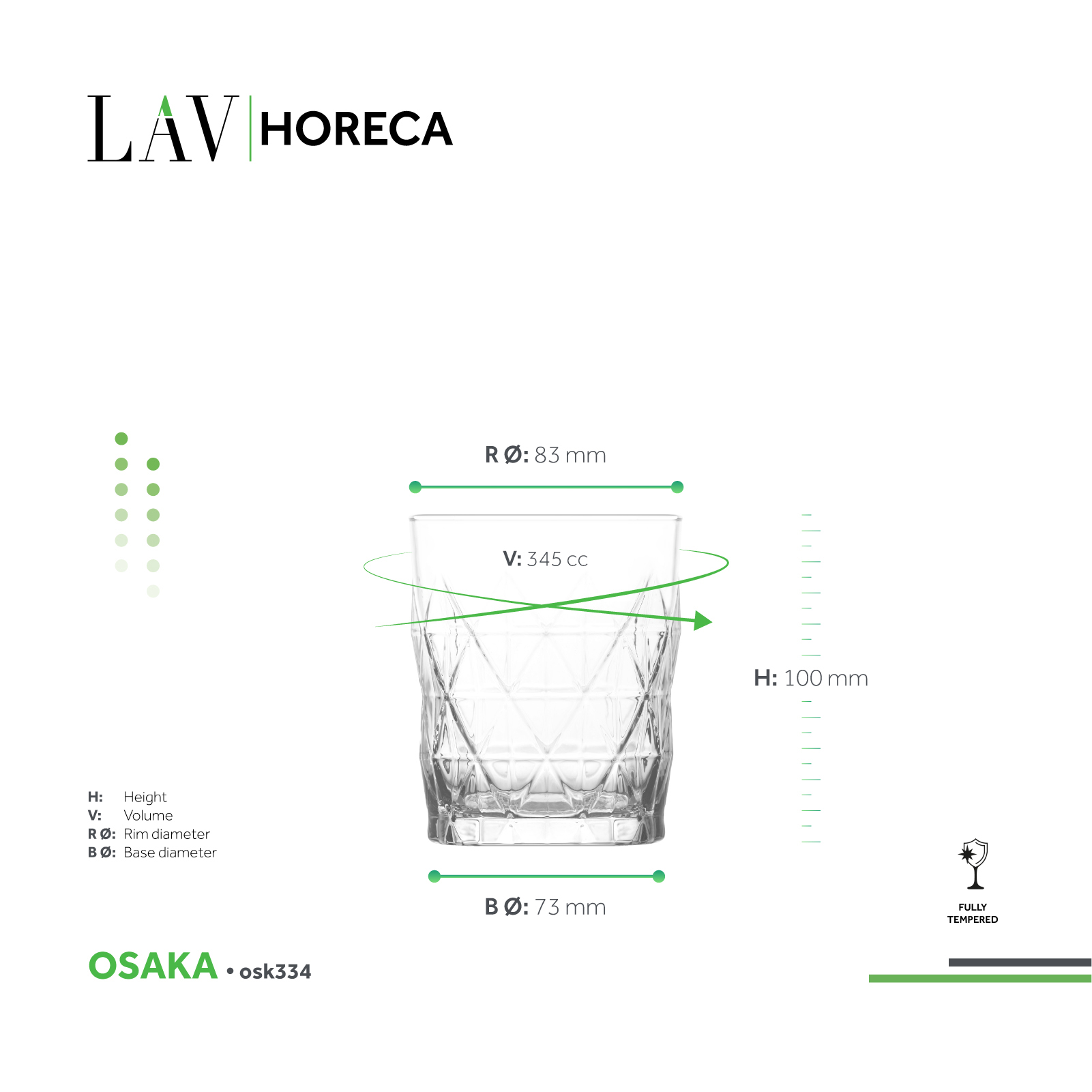 Osaka Cocktail Glass